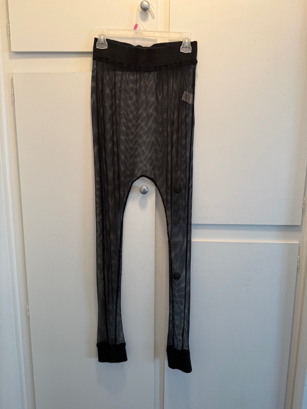 Rehab Black Sheer Mesh Leggings